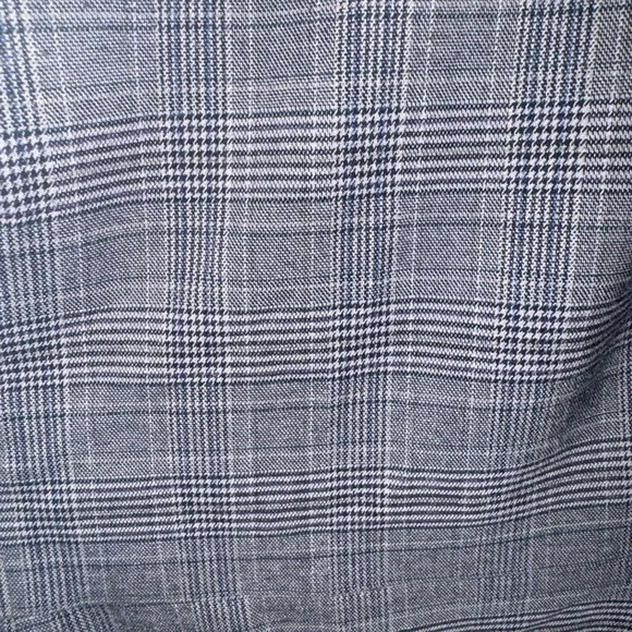 Banana Republic Gray Plaid Women's Dress - Picture 2 of 3